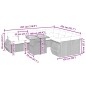 vidaXL 10-tlg. Garten-Sofagarnitur mit Kissen Beige Poly Rattan vidaXL 10-tlg. Garten-Sofagarnitur mit Kissen Beige Poly Rattan