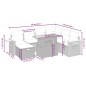 vidaXL 8-tlg. Garten-Sofagarnitur mit Kissen Beige Poly Rattan vidaXL 8-tlg. Garten-Sofagarnitur mit Kissen Beige Poly Rattan