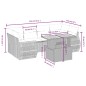vidaXL 7-tlg. Garten-Sofagarnitur mit Kissen Beige Poly Rattan vidaXL 7-tlg. Garten-Sofagarnitur mit Kissen Beige Poly Rattan