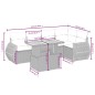 vidaXL 6-tlg. Garten-Sofagarnitur mit Kissen Beige Poly Rattan vidaXL 6-tlg. Garten-Sofagarnitur mit Kissen Beige Poly Rattan