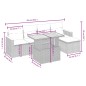 vidaXL 6-tlg. Garten-Sofagarnitur mit Kissen Beige Poly Rattan vidaXL 6-tlg. Garten-Sofagarnitur mit Kissen Beige Poly Rattan