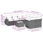vidaXL 9-tlg. Garten-Sofagarnitur mit Kissen Braun Poly Rattan vidaXL 9-tlg. Garten-Sofagarnitur mit Kissen Braun Poly Rattan