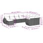 vidaXL 10-tlg. Garten-Sofagarnitur mit Kissen Braun Poly Rattan vidaXL 10-tlg. Garten-Sofagarnitur mit Kissen Braun Poly Rattan