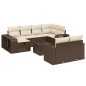 vidaXL 11-tlg. Garten-Sofagarnitur mit Kissen Braun Poly Rattan vidaXL 11-tlg. Garten-Sofagarnitur mit Kissen Braun Poly Rattan