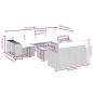 vidaXL 11-tlg. Garten-Sofagarnitur mit Kissen Braun Poly Rattan vidaXL 11-tlg. Garten-Sofagarnitur mit Kissen Braun Poly Rattan