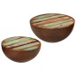 vidaXL Couchtische 2 Stk. Schalenförmig Altholz Massiv vidaXL Couchtische 2 Stk. Schalenförmig Altholz Massiv