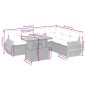 vidaXL 7-tlg. Garten-Sofagarnitur mit Kissen Beige Poly Rattan vidaXL 7-tlg. Garten-Sofagarnitur mit Kissen Beige Poly Rattan