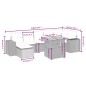 vidaXL 8-tlg. Garten-Sofagarnitur mit Kissen Beige Poly Rattan vidaXL 8-tlg. Garten-Sofagarnitur mit Kissen Beige Poly Rattan