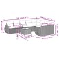 vidaXL 10-tlg. Garten-Sofagarnitur mit Kissen Braun Poly Rattan vidaXL 10-tlg. Garten-Sofagarnitur mit Kissen Braun Poly Rattan