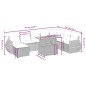 vidaXL 9-tlg. Garten-Sofagarnitur mit Kissen Beige Poly Rattan vidaXL 9-tlg. Garten-Sofagarnitur mit Kissen Beige Poly Rattan