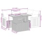 vidaXL 5-tlg. Garten-Sofagarnitur mit Kissen Beige Poly Rattan vidaXL 5-tlg. Garten-Sofagarnitur mit Kissen Beige Poly Rattan