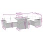 vidaXL 7-tlg. Garten-Sofagarnitur mit Kissen Beige Poly Rattan vidaXL 7-tlg. Garten-Sofagarnitur mit Kissen Beige Poly Rattan