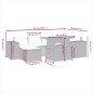 vidaXL 7-tlg. Garten-Sofagarnitur mit Kissen Beige Poly Rattan vidaXL 7-tlg. Garten-Sofagarnitur mit Kissen Beige Poly Rattan
