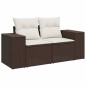 vidaXL 10-tlg. Garten-Sofagarnitur mit Kissen Braun Poly Rattan vidaXL 10-tlg. Garten-Sofagarnitur mit Kissen Braun Poly Rattan