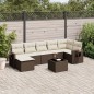 vidaXL 8-tlg. Garten-Sofagarnitur mit Kissen Braun Poly Rattan vidaXL 8-tlg. Garten-Sofagarnitur mit Kissen Braun Poly Rattan