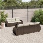 vidaXL 8-tlg. Garten-Sofagarnitur mit Kissen Braun Poly Rattan vidaXL 8-tlg. Garten-Sofagarnitur mit Kissen Braun Poly Rattan