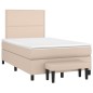 vidaXL Boxspringbett Matratze Cappuccino-Braun 120x190 cm Kunstleder vidaXL Boxspringbett Matratze Cappuccino-Braun 120x190 cm Kunstleder