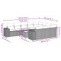 vidaXL 11-tlg. Garten-Sofagarnitur mit Kissen Braun Poly Rattan vidaXL 11-tlg. Garten-Sofagarnitur mit Kissen Braun Poly Rattan