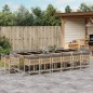 vidaXL 17-tlg. Garten-Essgruppe mit Kissen Beigemischung Poly Rattan vidaXL 17-tlg. Garten-Essgruppe mit Kissen Beigemischung Poly Rattan