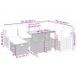 vidaXL 8-tlg. Garten-Sofagarnitur mit Kissen Beige Poly Rattan vidaXL 8-tlg. Garten-Sofagarnitur mit Kissen Beige Poly Rattan