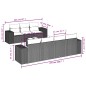 vidaXL 8-tlg. Garten-Sofagarnitur mit Kissen Braun Poly Rattan vidaXL 8-tlg. Garten-Sofagarnitur mit Kissen Braun Poly Rattan