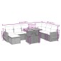 vidaXL 9-tlg. Garten-Sofagarnitur mit Kissen Beige Poly Rattan vidaXL 9-tlg. Garten-Sofagarnitur mit Kissen Beige Poly Rattan