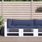 vidaXL Palettenkissen 3 Stk. Marineblau Oxford-Gewebe vidaXL Palettenkissen 3 Stk. Marineblau Oxford-Gewebe
