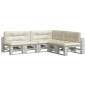 vidaXL Palettenkissen 7-tlg. Creme Stoff vidaXL Palettenkissen 7-tlg. Creme Stoff