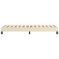 vidaXL Bettgestell Creme 100x200 cm Kunstleder vidaXL Bettgestell Creme 100x200 cm Kunstleder