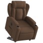 vidaXL Relaxsessel mit Aufstehhilfe Elektrisch Braun Stoff vidaXL Relaxsessel mit Aufstehhilfe Elektrisch Braun Stoff