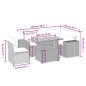 vidaXL 6-tlg. Garten-Sofagarnitur mit Kissen Beige Poly Rattan vidaXL 6-tlg. Garten-Sofagarnitur mit Kissen Beige Poly Rattan