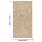 vidaXL Teppich ZIZUR 60x110 cm Jute-Optik Indoor und Outdoor vidaXL Teppich ZIZUR 60x110 cm Jute-Optik Indoor und Outdoor