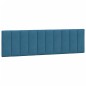 vidaXL Bett mit Matratze Blau 180x200 cm Samt vidaXL Bett mit Matratze Blau 180x200 cm Samt