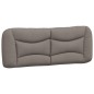 vidaXL Bett mit Matratze Taupe 180x200 cm Stoff vidaXL Bett mit Matratze Taupe 180x200 cm Stoff