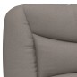 vidaXL Bett mit Matratze Taupe 180x200 cm Stoff vidaXL Bett mit Matratze Taupe 180x200 cm Stoff