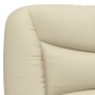 vidaXL Bett mit Matratze Creme 160x200 cm Stoff vidaXL Bett mit Matratze Creme 160x200 cm Stoff