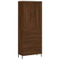 vidaXL Highboard Braun Eichen-Optik 69,5x34x180 cm Holzwerkstoff vidaXL Highboard Braun Eichen-Optik 69,5x34x180 cm Holzwerkstoff