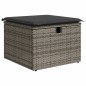 vidaXL 7-tlg. Garten-Sofagarnitur mit Kissen Grau Poly Rattan vidaXL 7-tlg. Garten-Sofagarnitur mit Kissen Grau Poly Rattan