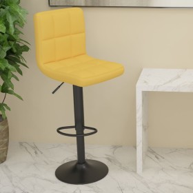 vidaXL Barhocker Senfgelb Stoff