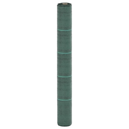 vidaXL Unkrautvlies Grün 1x200 m PP