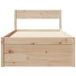 vidaXL Massivholzbett ohne Matratze 100x200 cm Kiefernholz vidaXL Massivholzbett ohne Matratze 100x200 cm Kiefernholz