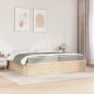 vidaXL Bett mit Matratze 200x200 cm Massivholz Kiefer vidaXL Bett mit Matratze 200x200 cm Massivholz Kiefer