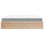 vidaXL Bett mit Matratze 200x200 cm Massivholz Kiefer vidaXL Bett mit Matratze 200x200 cm Massivholz Kiefer