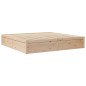 vidaXL Bett mit Matratze 200x200 cm Massivholz Kiefer vidaXL Bett mit Matratze 200x200 cm Massivholz Kiefer