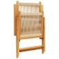 vidaXL 7-tlg. Garten-Essgruppe Polypropylen und Massivholz Beige vidaXL 7-tlg. Garten-Essgruppe Polypropylen und Massivholz Beige