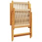 vidaXL 7-tlg. Garten-Essgruppe Polypropylen und Massivholz Beige vidaXL 7-tlg. Garten-Essgruppe Polypropylen und Massivholz Beige