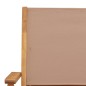 vidaXL 7-tlg. Garten-Essgruppe Stoff und Massivholz Taupe vidaXL 7-tlg. Garten-Essgruppe Stoff und Massivholz Taupe
