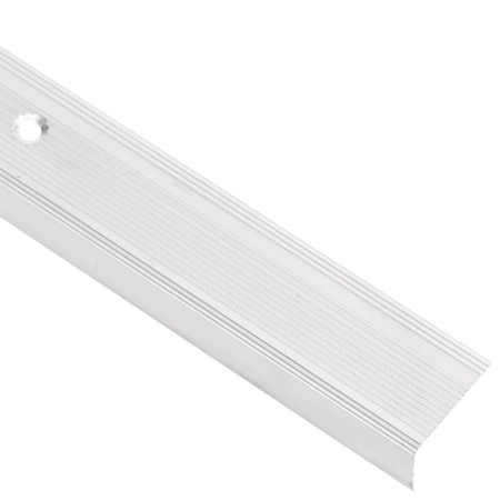 vidaXL Treppenkantenprofile in L-Form 5 Stk. Aluminium 134 cm Silbern