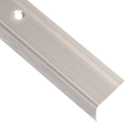 vidaXL Treppenkantenprofile L-Form 15 Stk. Aluminium 134 cm Champagner
