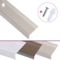 vidaXL Treppenkantenprofile L-Form 15 Stk. Aluminium 134 cm Champagner vidaXL Treppenkantenprofile L-Form 15 Stk. Aluminium 134 cm Champagner